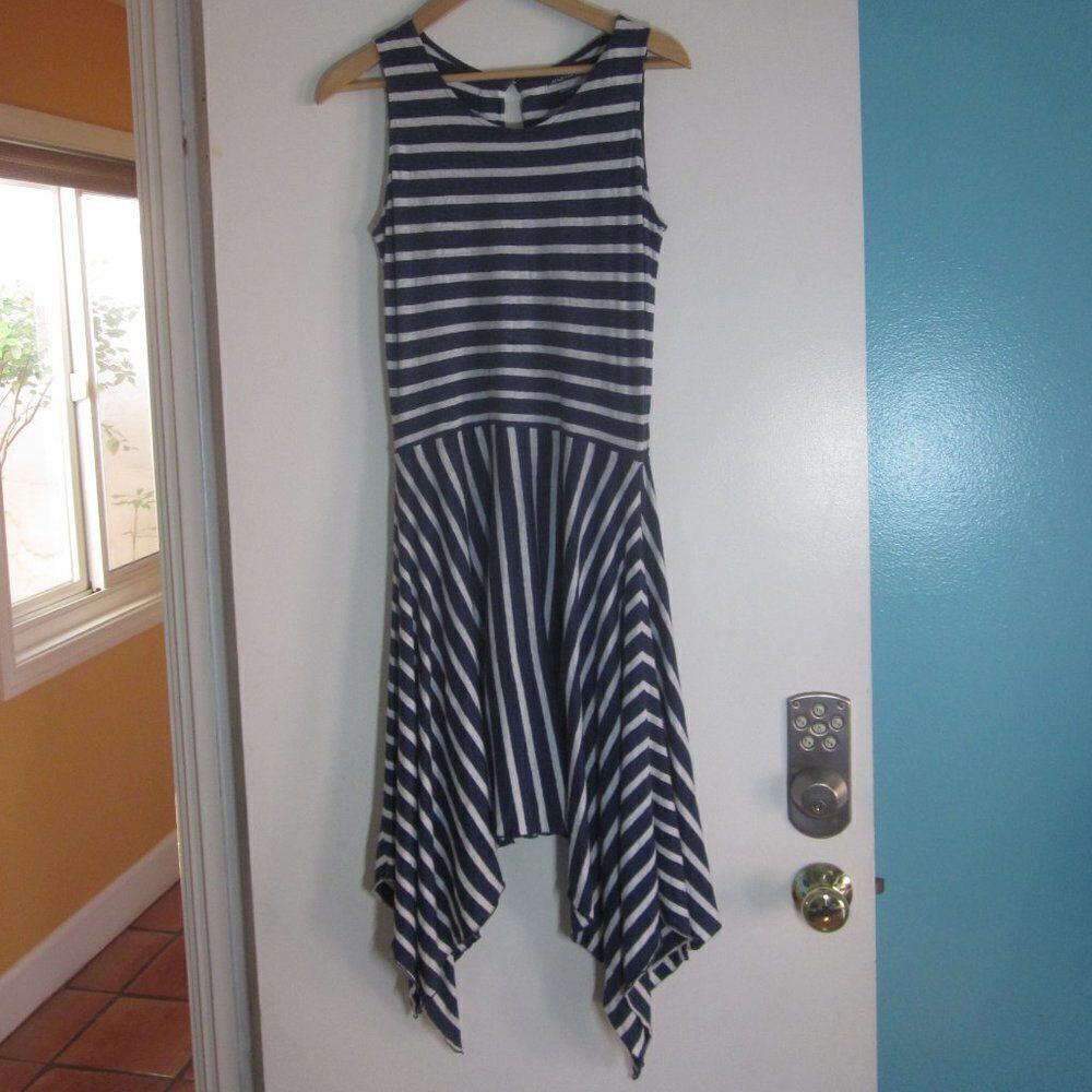 Majestic Filatures Womens Size XS French Linen Midi Maxi Sleeveless Summer Dress